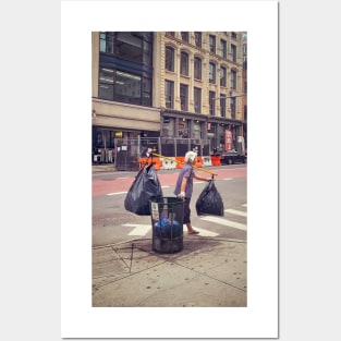 Chinese Woman Canal Street Broadway Manhattan New York City Posters and Art